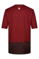 FOX Tricou de ciclism cu mânecă scurtă - RANGER WORDMARK - roșu