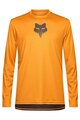 FOX Tricou de ciclism cu mânecă lungă de vară - RANGER LS HEAD - maro