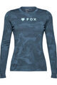 FOX Tricou de ciclism cu mânecă lungă - W RANGER TRU DRI - albastru