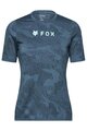 FOX Tricou de ciclism cu mânecă scurtă - W RANGER - albastru