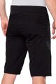 100% SPEEDLAB Pantaloni scurți de ciclism fără bretele - AIRMATIC SHORTS - negru