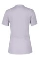SCOTT Tricou de ciclism cu mânecă scurtă - TRAIL FLOW ZIP SS W - mov
