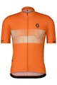 SCOTT Tricou de ciclism cu mânecă scurtă - RC TEAM 10 - portocaliu