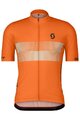 SCOTT Tricou de ciclism cu mânecă scurtă - TEAM 10 - portocaliu