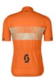 SCOTT Tricou de ciclism cu mânecă scurtă - TEAM 10 - portocaliu