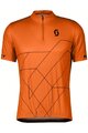 SCOTT Tricou de ciclism cu mânecă scurtă - TEAM 20 - portocaliu