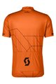 SCOTT Tricou de ciclism cu mânecă scurtă - TEAM 20 - portocaliu