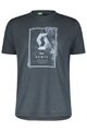 SCOTT Tricou de ciclism cu mânecă scurtă - DEFINED DRI SS - gri