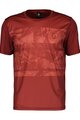 SCOTT Tricou de ciclism cu mânecă scurtă - TRAIL FLOW - roșu