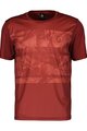 SCOTT Tricou de ciclism cu mânecă scurtă - TRAIL FLOW SS - roșu