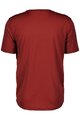 SCOTT Tricou de ciclism cu mânecă scurtă - TRAIL FLOW SS - roșu