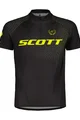SCOTT Tricou de ciclism cu mânecă scurtă - RC PRO JR - galben/negru