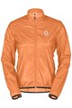 SCOTT Jachetă rezistentă la vânt de ciclism - ENDURANCE WB W - portocaliu