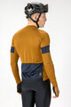 SCOTT Tricou de ciclism cu mânecă lungă de vară - ENDURANCE PRO - maro/albastru