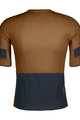 SCOTT Tricou de ciclism cu mânecă scurtă - ENDURANCE PRO - maro/albastru