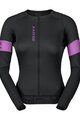 SCOTT Tricou de ciclism cu mânecă lungă de vară - ENDURANCE PRO - negru/mov