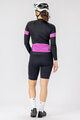 SCOTT Tricou de ciclism cu mânecă lungă de vară - ENDURANCE PRO - negru/mov