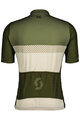 SCOTT Tricou de ciclism cu mânecă scurtă - RC TEAM - verde/alb