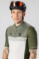 SCOTT Tricou de ciclism cu mânecă scurtă - RC TEAM - verde/alb