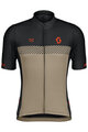 SCOTT Tricou de ciclism cu mânecă scurtă - RC TEAM - bej/albastru