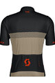 SCOTT Tricou de ciclism cu mânecă scurtă - RC TEAM - bej/albastru