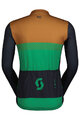 SCOTT Tricou de ciclism cu mânecă lungă de vară - RC TEAM - verde/albastru/maro
