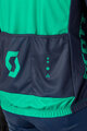 SCOTT Tricou de ciclism cu mânecă lungă de vară - RC TEAM - verde/albastru/maro