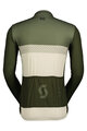 SCOTT Tricou de ciclism cu mânecă lungă de vară - RC TEAM - verde/alb