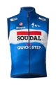 CASTELLI Vestă de ciclism - SOUDAL QUICK-STEP 2024 PRO LIGHT WIND - albastru/alb/roșu