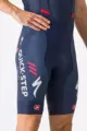 CASTELLI Pantaloni scurți de ciclism cu bretele - SOUDAL QUICK-STEP 2024 COMPETIZIONE - albastru/alb/roșu
