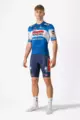 CASTELLI Tricou de ciclism cu mânecă scurtă - SOUDAL QUICK-STEP 2024 COMPETIZIONE 3 - albastru/alb/roșu