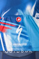CASTELLI Tricou de ciclism cu mânecă scurtă - COMPETIZIONE 3 QUICK STEP 2025 - albastru/roșu
