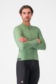 CASTELLI Tricou de cilism pentru iarnă cu mânecă lungă - ESPRESSO THERMAL - verde