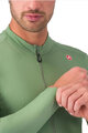 CASTELLI Tricou de cilism pentru iarnă cu mânecă lungă - ESPRESSO THERMAL - verde