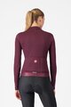 CASTELLI Tricou de cilism pentru iarnă cu mânecă lungă - ESPRESSO THERMAL W LS - roșu