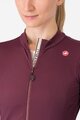 CASTELLI Tricou de cilism pentru iarnă cu mânecă lungă - ESPRESSO THERMAL W LS - roșu