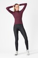 CASTELLI Tricou de cilism pentru iarnă cu mânecă lungă - ESPRESSO THERMAL W LS - roșu