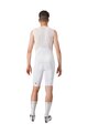 CASTELLI Pantaloni scurți de ciclism cu bretele - FREE AERO RACE - alb