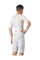 CASTELLI Pantaloni scurți de ciclism cu bretele - FREE AERO RACE - alb