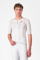 CASTELLI Tricou de ciclism cu mânecă scurtă - AERO RACE 8S - alb