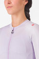 CASTELLI Tricou de ciclism cu mânecă lungă de vară - ESPRESSO - mov