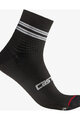 CASTELLI Șosete de gleznă de ciclism - ANIMA 7 - negru