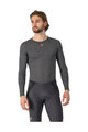 CASTELLI Tricou de ciclism cu mânecă lungă - MEDIO BASE LAYER LS - gri