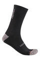 CASTELLI Șosete clasice de ciclism - VENTI SOFT MERINO - negru