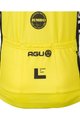 AGU Tricou de ciclism cu mânecă scurtă - REPLICA VISMA | LEASE A BIKE K 2024 - galben/negru