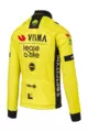AGU Jachetă termoizolantă de ciclism - REPLICA VISMA | LEASE A BIKE 2024 - galben/negru