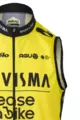 AGU Vestă de ciclism - REPLICA VISMA | LEASE A BIKE 2024 - galben/negru