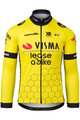 RAPIDGEAR Tricou de ciclism cu mânecă lungă de vară - REPLICA VISMA 2025 - galben