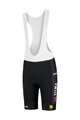 RAPIDGEAR Pantaloni scurți de ciclism cu bretele - VISMA TDF25 REPLICA BIBSHORT - negru