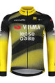 RAPIDGEAR Tricou de ciclism cu mânecă lungă de vară - VISMA TDF25 REPLICA JERSEY - galben/negru